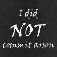 I Did Not Commit Arson Funny Quote Cool Comfort Performance Bucket Hat