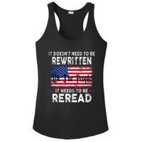 It Doesnt Need To Be Rewritten It Needs To Be Reread Ladies PosiCharge Competitor Racerback Tank