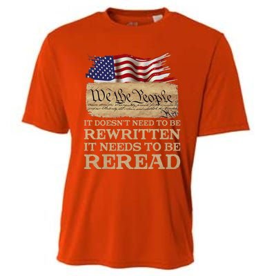 It DoesnT Need To Be Rewritten It Needs To Be Reread Cooling Performance Crew T-Shirt