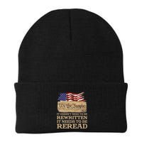 It DoesnT Need To Be Rewritten It Needs To Be Reread Knit Cap Winter Beanie