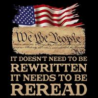 It DoesnT Need To Be Rewritten It Needs To Be Reread Drawstring Bag