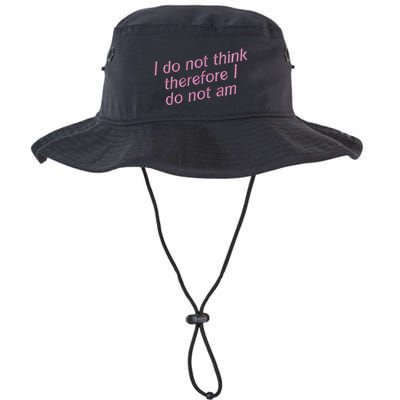 I Do Not Think Therefore I Do Not Am Bucket Hat