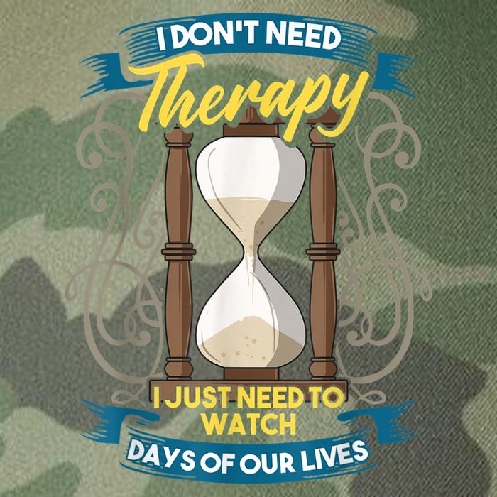 I Don't Need Therapy I Just Need To Watch Days Of Our Lives Legacy Tie Dye Trucker Hat