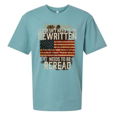 It Doesnt Need To Be Rewritten Constitution We The People Sueded Cloud Jersey T-Shirt