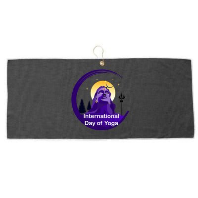 International Day Of Yoga / World Tyogatag Shiva Promise Cool Gift Large Microfiber Waffle Golf Towel