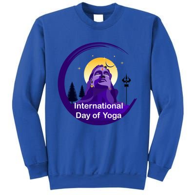 International Day Of Yoga / World Tyogatag Shiva Promise Cool Gift Sweatshirt