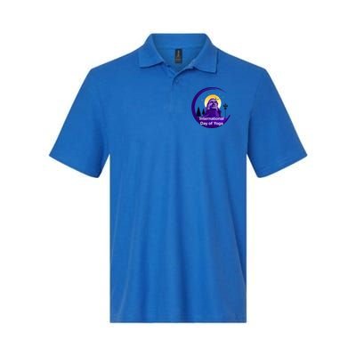 International Day Of Yoga / World Tyogatag Shiva Promise Cool Gift Softstyle Adult Sport Polo