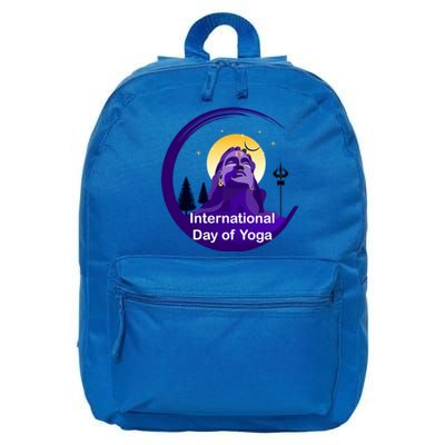 International Day Of Yoga / World Tyogatag Shiva Promise Cool Gift 16 in Basic Backpack