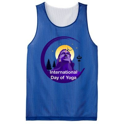 International Day Of Yoga / World Tyogatag Shiva Promise Cool Gift Mesh Reversible Basketball Jersey Tank