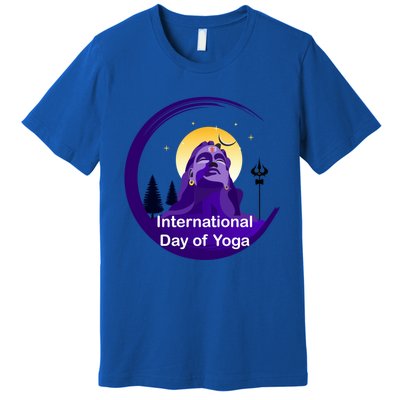 International Day Of Yoga / World Tyogatag Shiva Promise Cool Gift Premium T-Shirt