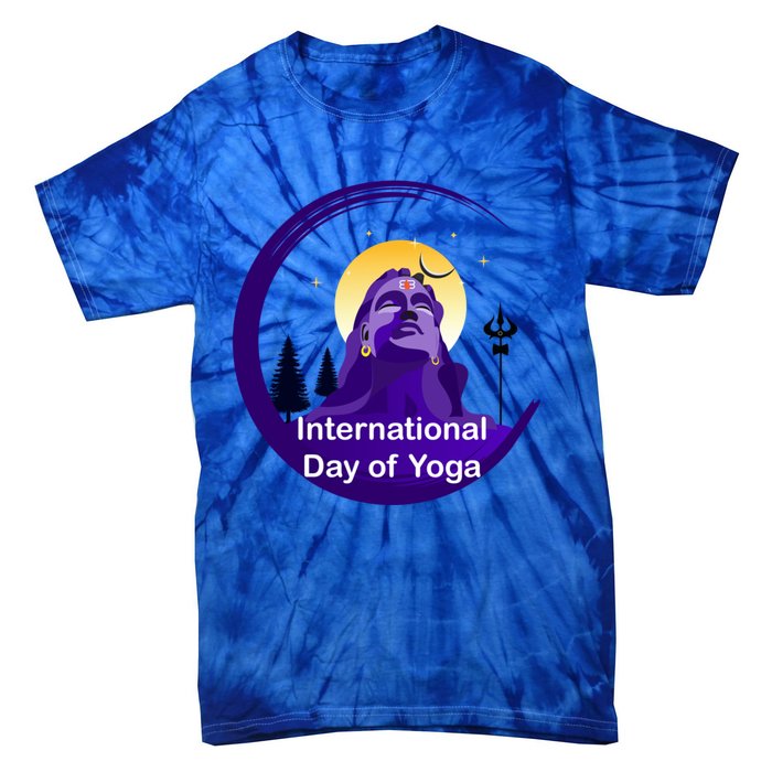 International Day Of Yoga / World Tyogatag Shiva Promise Cool Gift Tie-Dye T-Shirt