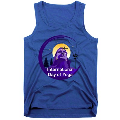 International Day Of Yoga / World Tyogatag Shiva Promise Cool Gift Tank Top