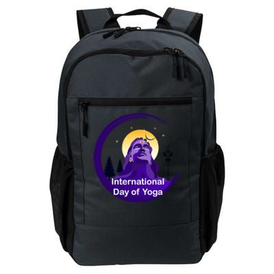 International Day Of Yoga / World Tyogatag Shiva Promise Cool Gift Daily Commute Backpack