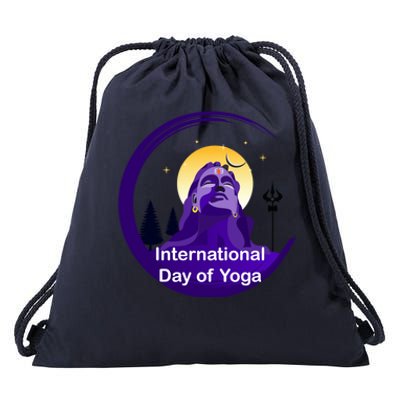 International Day Of Yoga / World Tyogatag Shiva Promise Cool Gift Drawstring Bag