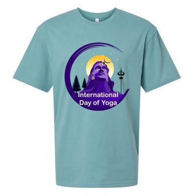 International Day Of Yoga / World Tyogatag Shiva Promise Cool Gift Sueded Cloud Jersey T-Shirt