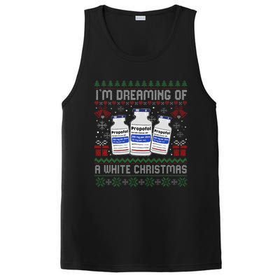 IM Dreaming Of A White Christmas Propofol Ugly Xmas Nurse PosiCharge Competitor Tank