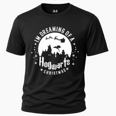 I’m Dreaming Of A Hogwarts Christmas Wizard Christmas Funny Cooling Performance Crew T-Shirt