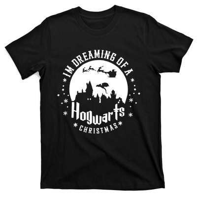 I’m Dreaming Of A Hogwarts Christmas Wizard Christmas Funny T-Shirt