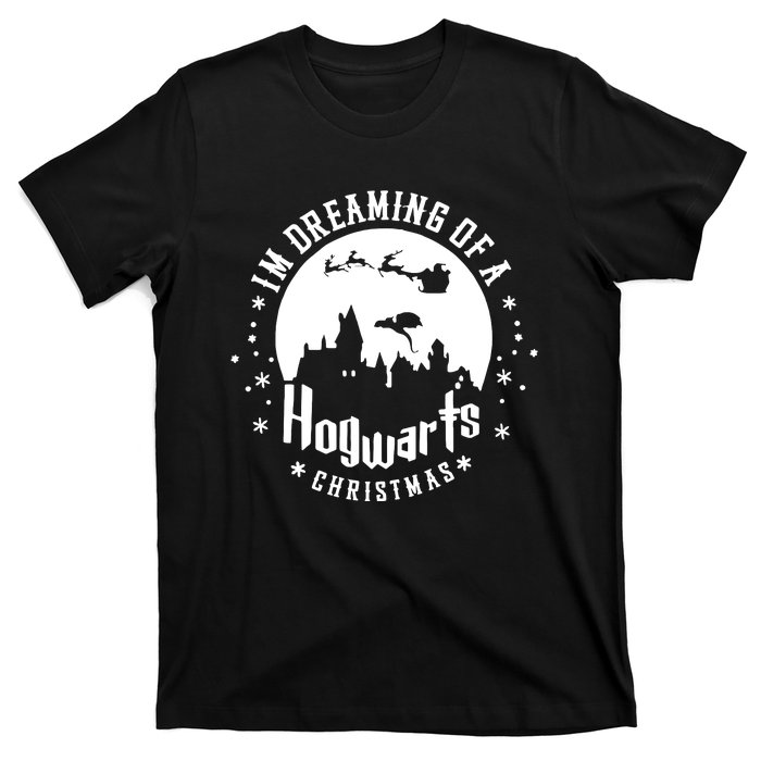 I’m Dreaming Of A Hogwarts Christmas Wizard Christmas Funny T-Shirt