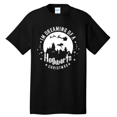 I’m Dreaming Of A Hogwarts Christmas Wizard Christmas Funny Tall T-Shirt