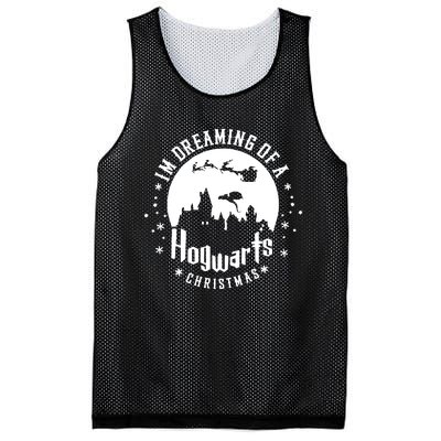 I’m Dreaming Of A Hogwarts Christmas Wizard Christmas Funny Mesh Reversible Basketball Jersey Tank