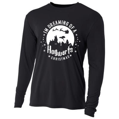 I’m Dreaming Of A Hogwarts Christmas Wizard Christmas Funny Cooling Performance Long Sleeve Crew