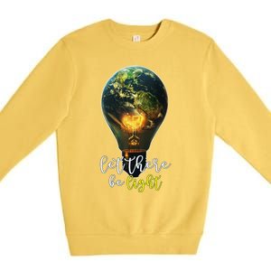 International Day Of Light Global Enlightent Gift Premium Crewneck Sweatshirt