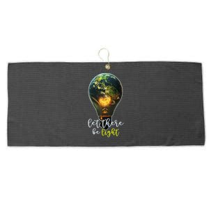 International Day Of Light Global Enlightent Gift Large Microfiber Waffle Golf Towel