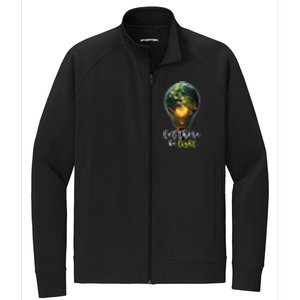 International Day Of Light Global Enlightent Gift Stretch Full-Zip Cadet Jacket