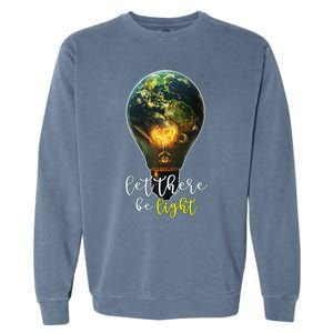 International Day Of Light Global Enlightent Gift Garment-Dyed Sweatshirt