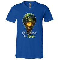 International Day Of Light Global Enlightent Gift V-Neck T-Shirt