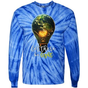 International Day Of Light Global Enlightent Gift Tie-Dye Long Sleeve Shirt