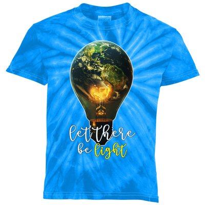 International Day Of Light Global Enlightent Gift Kids Tie-Dye T-Shirt