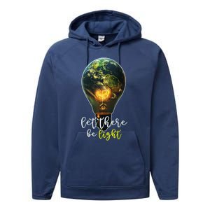 International Day Of Light Global Enlightent Gift Performance Fleece Hoodie