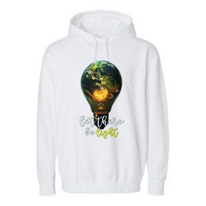 International Day Of Light Global Enlightent Gift Garment-Dyed Fleece Hoodie