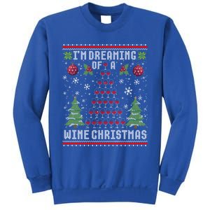 I'm Dreaming Of A Wine Christmas Ugly Xmas Sweater Gift Sweatshirt