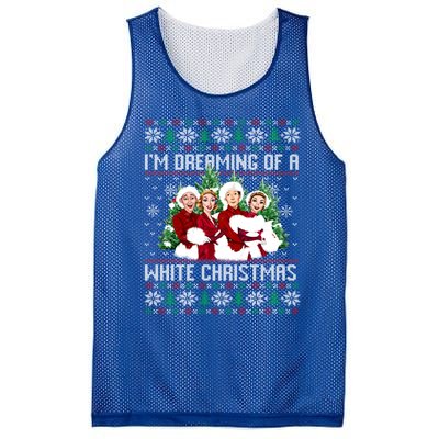 IM Dreaming Of A White Christmas Xmas Movie Pajamas Sisters Gift Mesh Reversible Basketball Jersey Tank