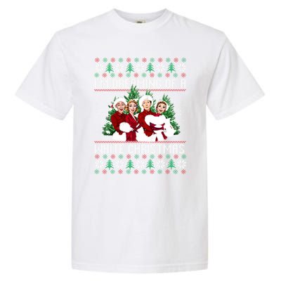 IM Dreaming Of A White Christmas Xmas Movie Pajamas Sisters Gift Garment-Dyed Heavyweight T-Shirt