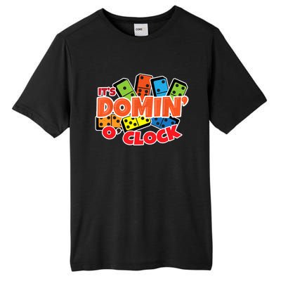 Its Domin O Clock | Domino Game Player | Dominoes Tall Fusion ChromaSoft Performance T-Shirt