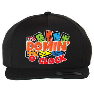 Its Domin O Clock | Domino Game Player | Dominoes Wool Snapback Cap