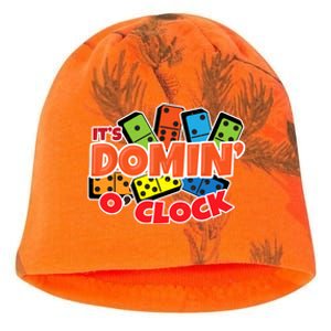 Its Domin O Clock | Domino Game Player | Dominoes Kati - Camo Knit Beanie