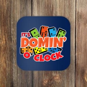 Its Domin O Clock | Domino Game Player | Dominoes Coaster