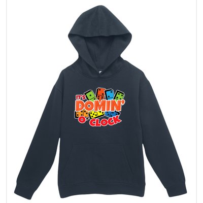 Its Domin O Clock | Domino Game Player | Dominoes Urban Pullover Hoodie