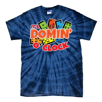 Its Domin O Clock | Domino Game Player | Dominoes Tie-Dye T-Shirt