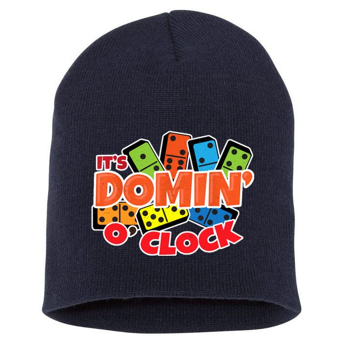 Its Domin O Clock | Domino Game Player | Dominoes Short Acrylic Beanie