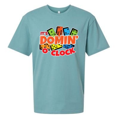 Its Domin O Clock | Domino Game Player | Dominoes Sueded Cloud Jersey T-Shirt