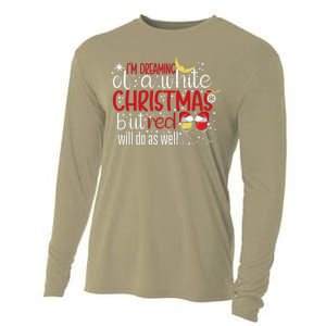 IM Dreaming Of A White Christmas But Red Will Do As Well Cooling Performance Long Sleeve Crew