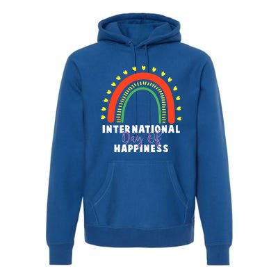 International Day Of Happiness 20 March Gift Premium Hoodie