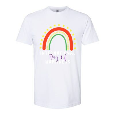 International Day Of Happiness 20 March Gift Softstyle CVC T-Shirt