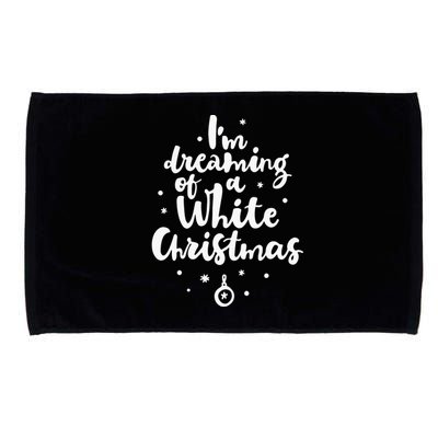 IM Dreaming Of A White Christmas Microfiber Hand Towel